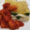 Lasagnetta con broccoletti e ragù di crostacei