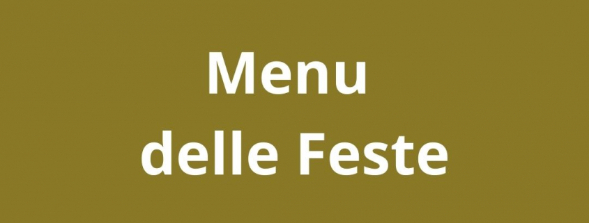 Menu delle feste