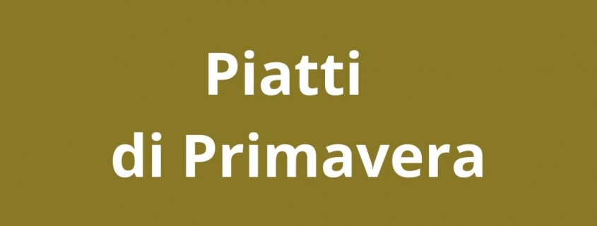 Piatti di primavera